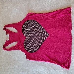 The Classic size M Studded Heart Tank